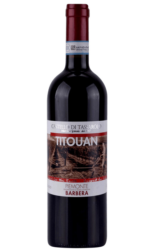 Castello di Tassarolo Titouan Piemonte Barbera Senza Solfiti Biologico 2018