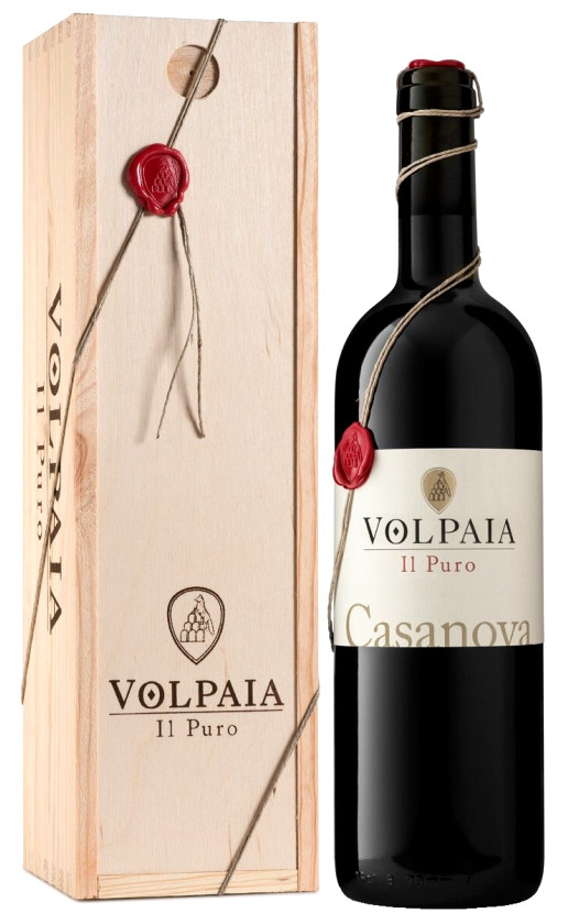 Castello di Volpaia Il Puro Casanova Chianti Classico Riserva 2013 wooden box