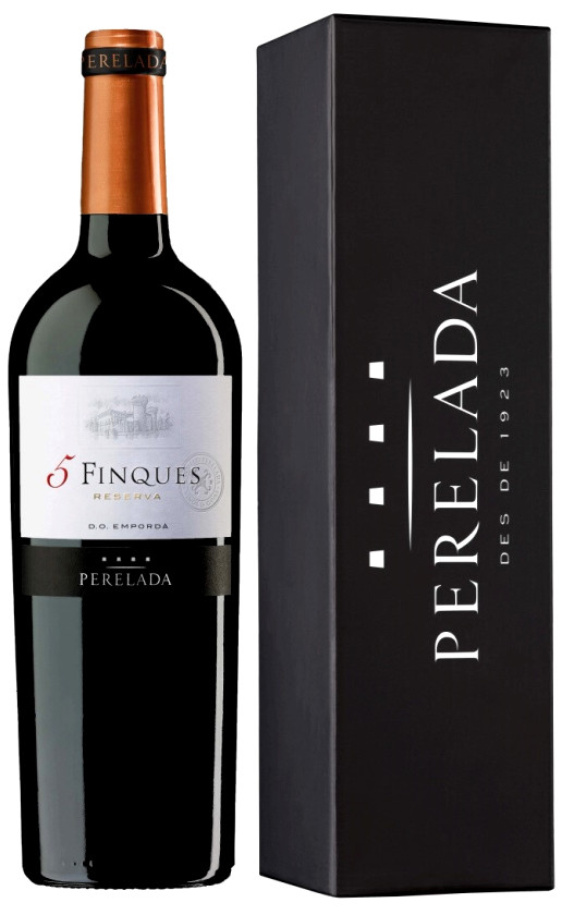 Castillo Perelada 5 Fincas Reserva Emporda 2015 gift box