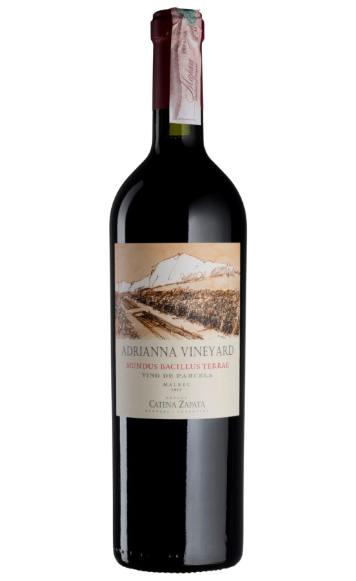 Catena Zapata Mundus Bacillus Terrae Malbec Adrianna Vineyard 2015