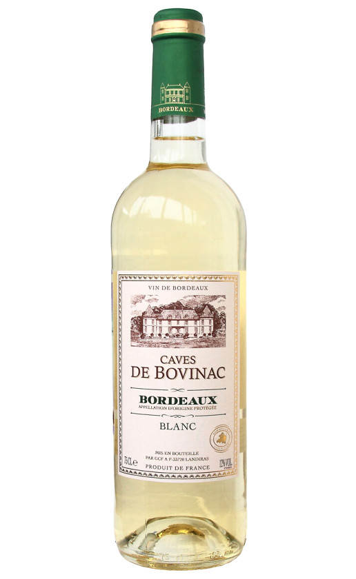Caves de Bovinac Blanc Bordeaux