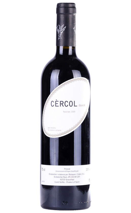 Celler Balaguer I Cabre Cercol Daurat Priorat
