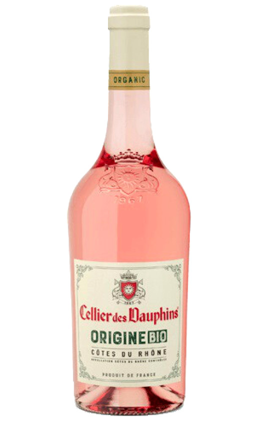 Cellier des Dauphins Origine Bio Rose Cotes du Rhone 2018