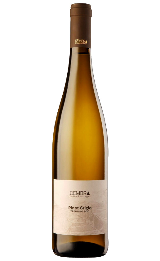 Cembra Cantina di Montagna Pinot Grigio Trentino 2020