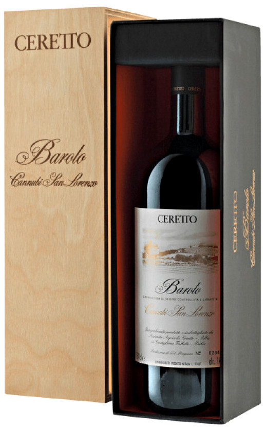 Ceretto Barolo Cannubi San Lorenzo 2009 gift box