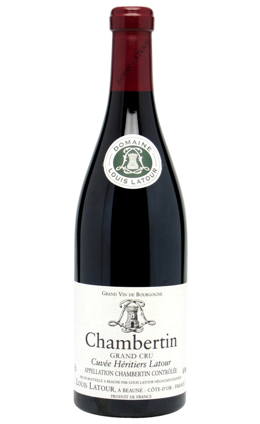 Chambertin Grand Cru Cuvee Heritiers Latour 2007