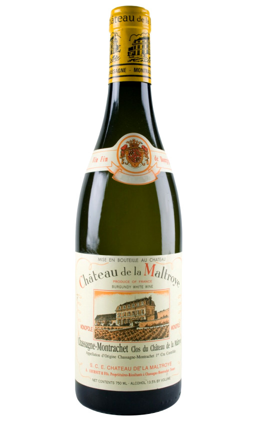 Chassagne-Montrachet 1er Cru Clos du Chateau de la Maltroye Blanche 2012