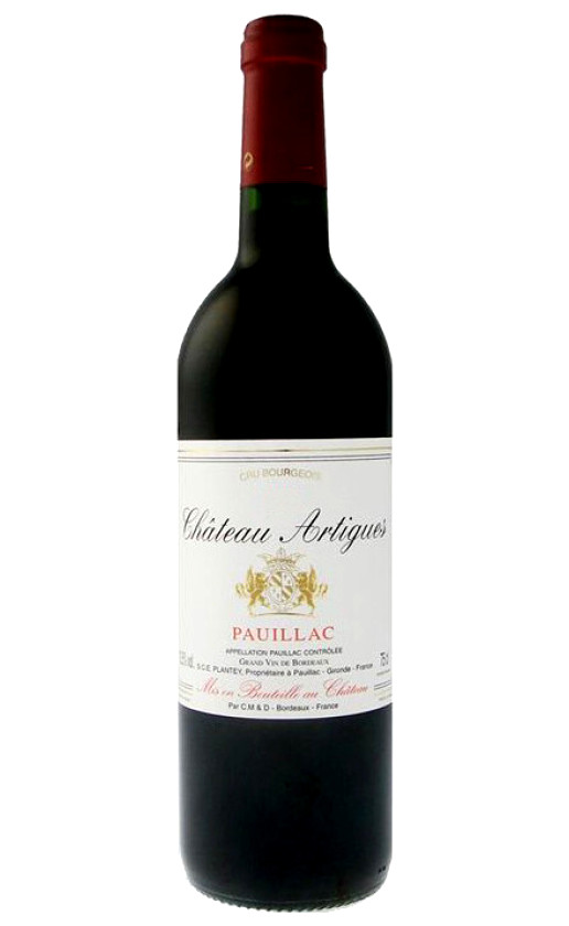 Chateau Artigues Pauillac Cru Bourgeois 2000