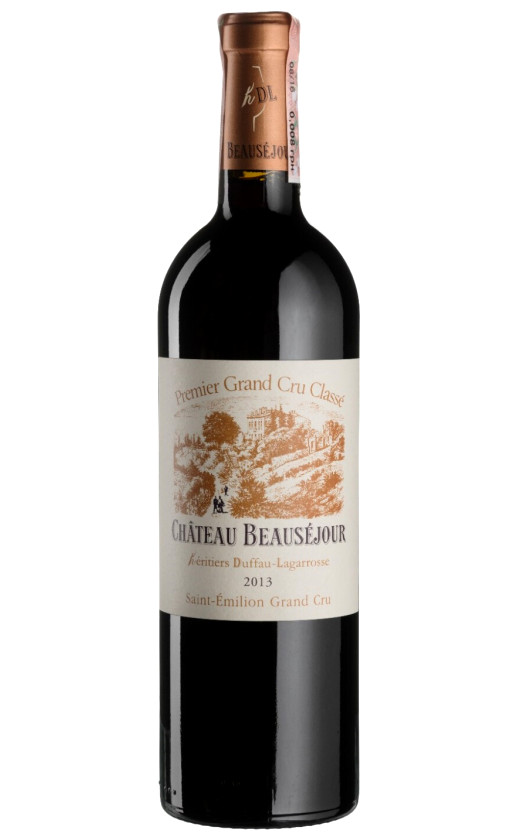 Chateau Beausejour Heritiers Duffau-Lagarrosse Saint-Emilion 2013