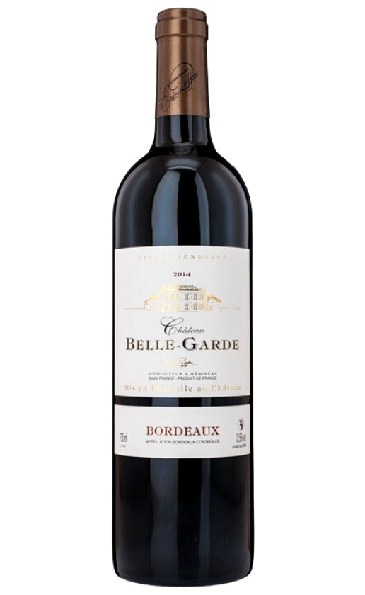 Chateau Belle Garde Bordeaux 2014