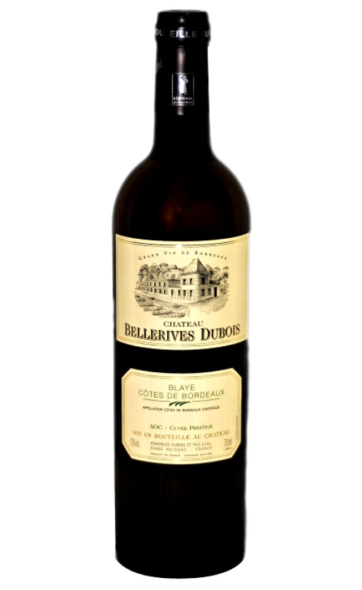 Chateau Bellerives Dubois Blanc Cotes de Bordeaux 2012