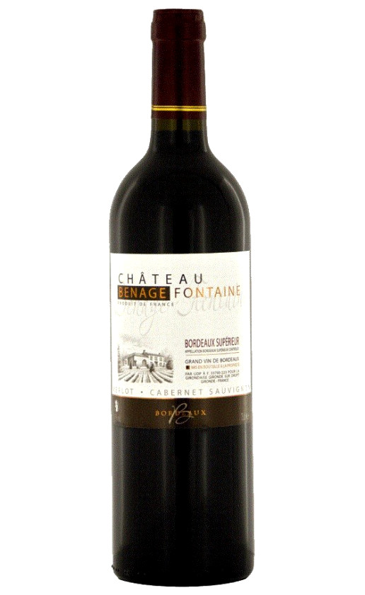 Chateau Benage Fontaine Bordeaux Superieur