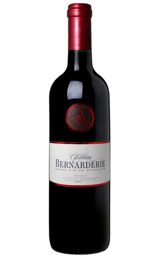 Chateau Bernarderie Francs Cotes de Bordeaux 2018