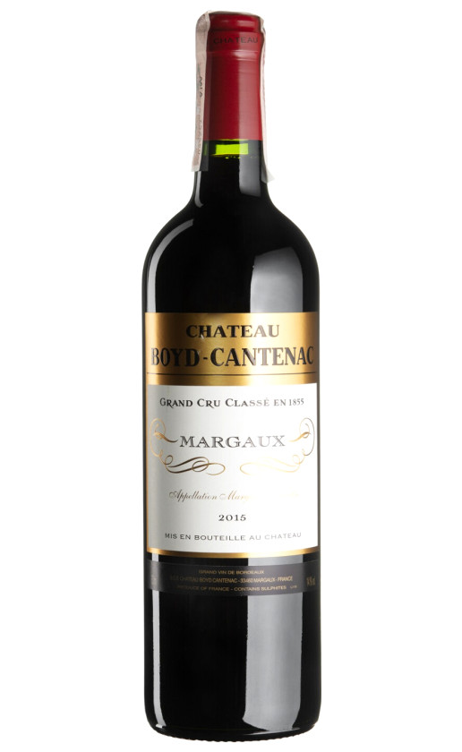 Chateau Boyd-Cantenac Margaux 3-eme Grand Cru Classe 2015