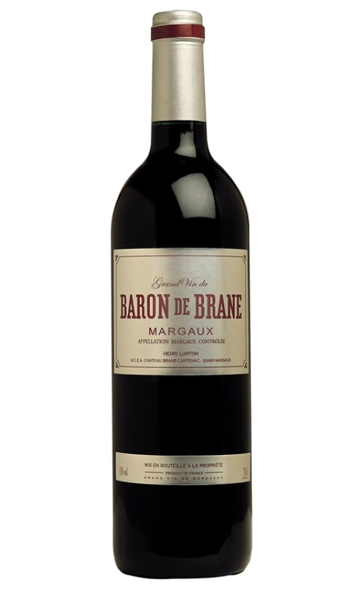 Chateau Brane-Cantenac Baron de Brane Margaux 2012