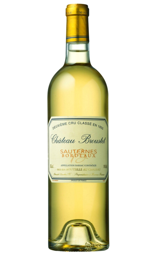 Chateau Broustet Barsac 2010