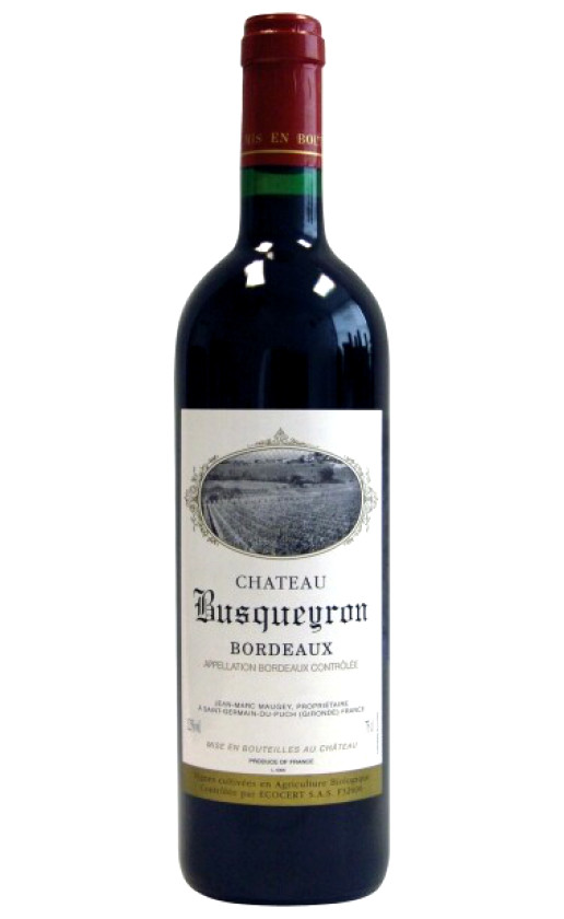 Chateau Busqueyron Rouge Bordeaux 2008