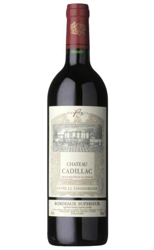 Chateau Cadillac Cuvee J.J. Lesgourgues Bordeaux Superieur 2008