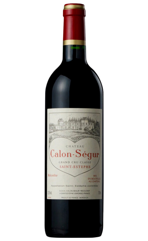 Chateau Calon-Segur Saint-Estephe 3-eme Grand Cru Classe 1998