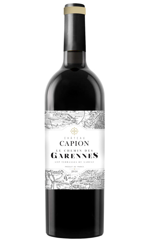 Chateau Capion Le Chemin des Garennes Rouge Terrasses du Larzac 2016