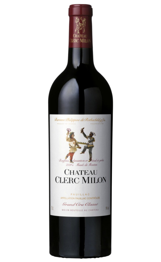 Chateau Clerc Milon Grand Cru Classe Pauillac 2012