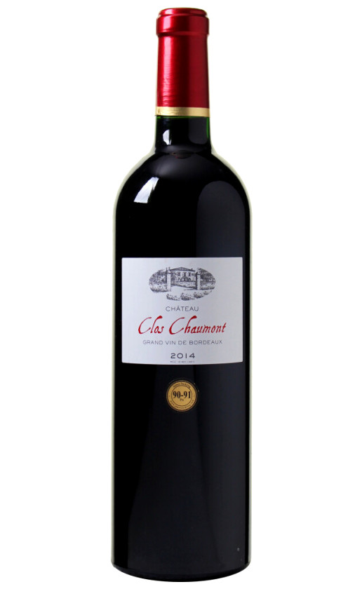 Chateau Clos Chaumont Rouge Cadillac Cotes de Bordeaux 2014