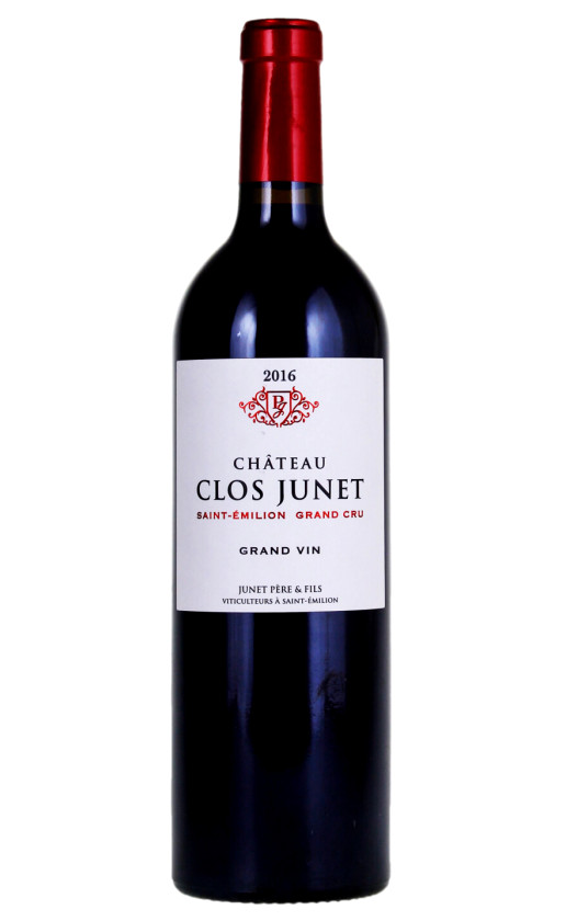 Chateau Clos Junet Saint-Emillon Grand Cru 2016