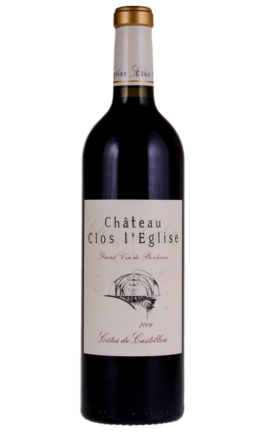Chateau Clos L'Eglise Cotes de Castillon 2006