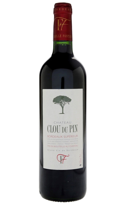Chateau Clou du Pin Bordeaux Superieur 2012