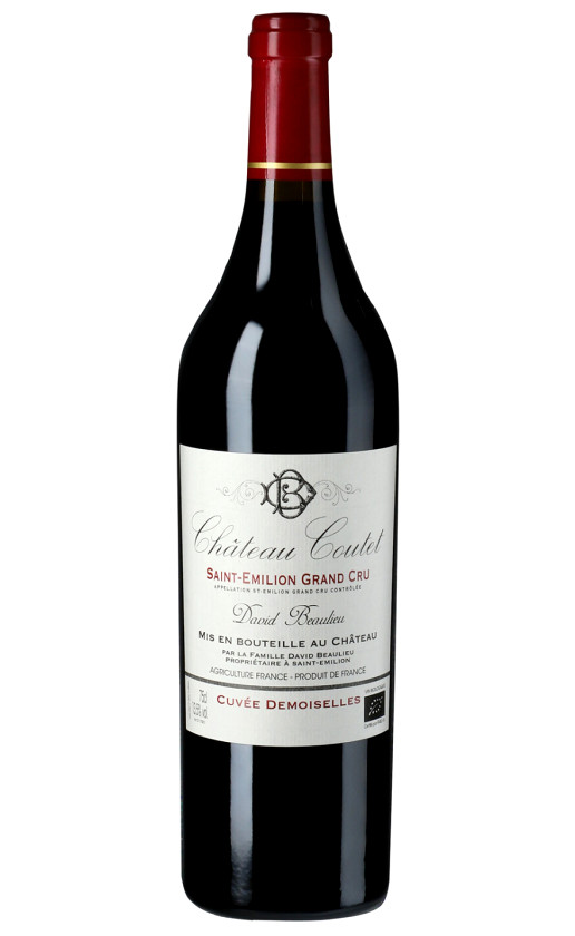 Chateau Coutet Cuvee Demoiselles Saint-Emilion Grand Cru АОC 2016