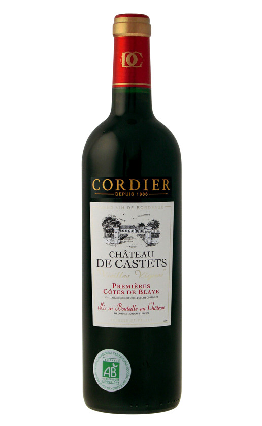 Chateau de Castets Premieres Cotes de Blaye Vieilles Vignes