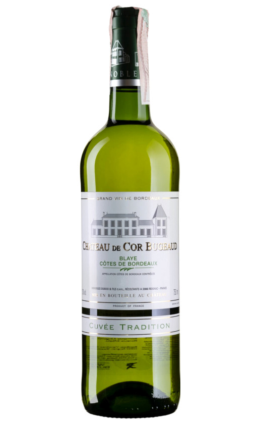 Chateau de Cor Bugeaud Cuvee Tradition Blanc Blaye Cotes de Bordeaux