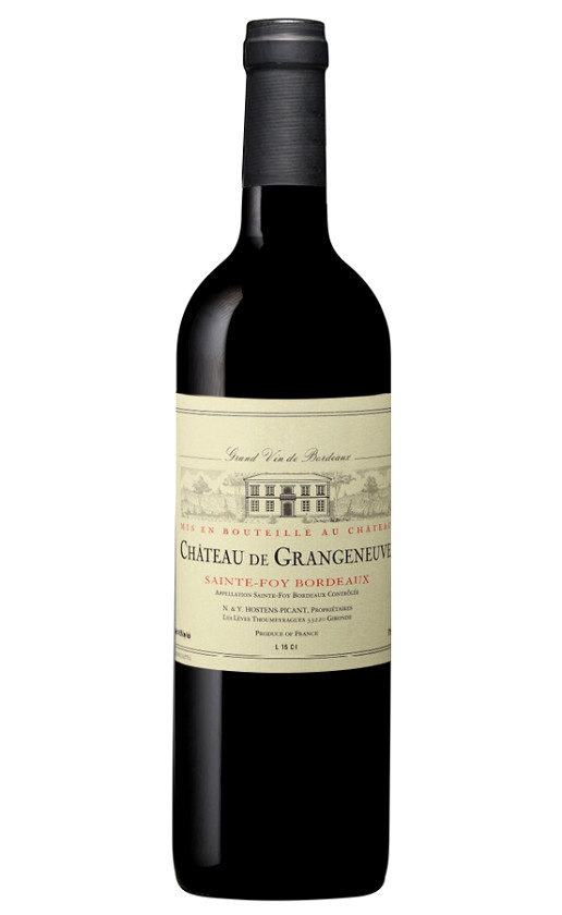 Chateau de Grangeneuve Rouge Sainte-Foy Bordeaux 2014