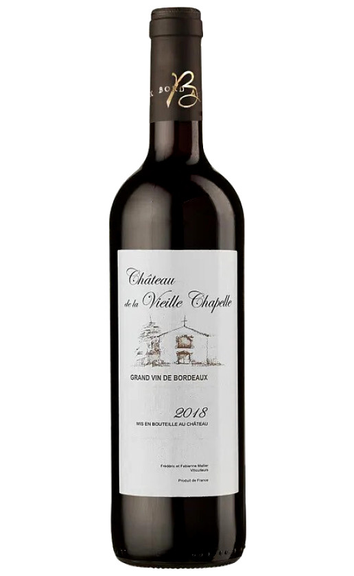Chateau de la Vieille Chapelle Tradition Bordeaux Superieur 2018