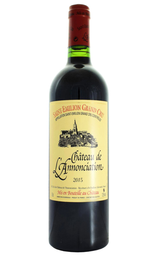 Chateau de l'Annonciation Saint-Emilion Grand Cru 2015