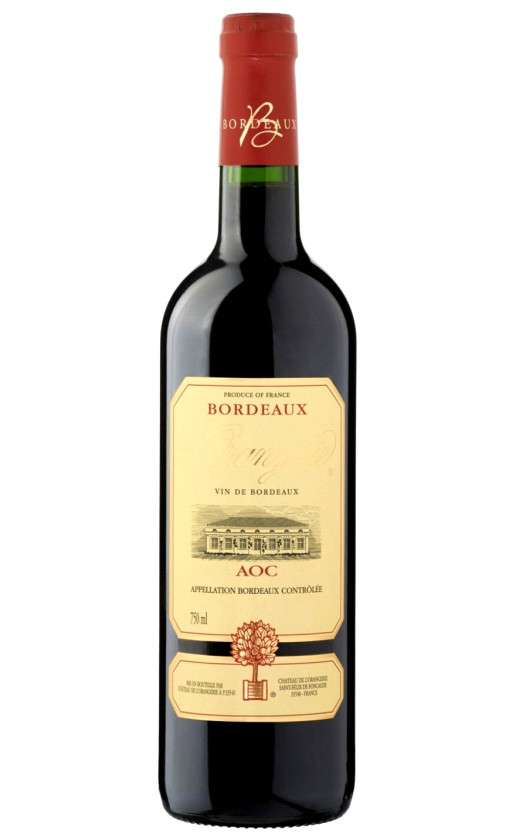 Chateau de l'Orangerie Bordeaux Rouge
