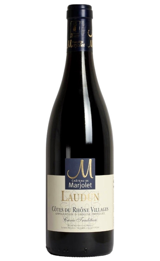 Chateau de Marjolet Cotes du Rhone Villages Laudun Cuvee Tradition 2018