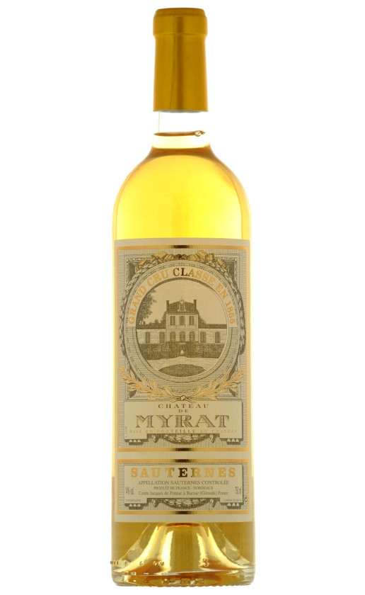 Chateau de Myrat Sauternes 2003