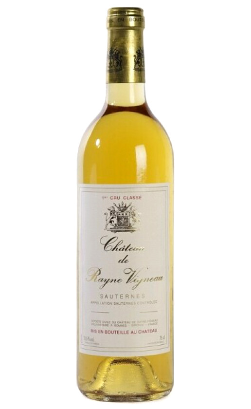 Chateau de Rayne Vigneau Sauternes Premier Cru Classe 1997