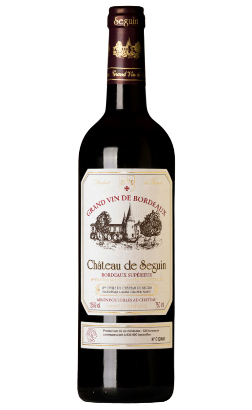 Chateau de Seguin Bordeaux Superieur 2017