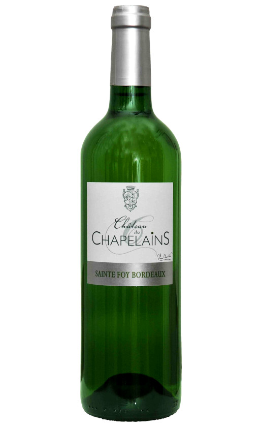 Chateau des Chapelains Blanc Sec Sainte-Foy Cotes de Bordeaux