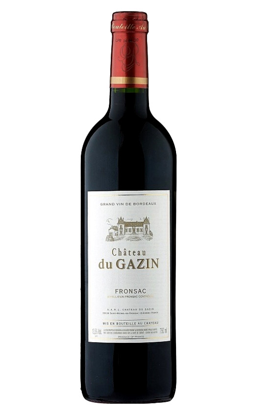 Chateau du Gazin Fronsac 2014