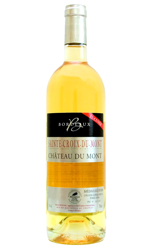 Chateau du Mont Premieres Tries Vin Doux 2009