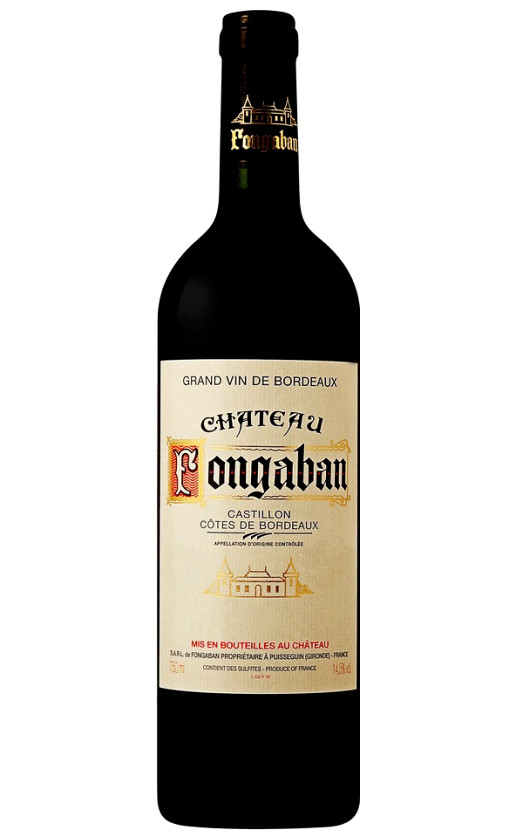 Chateau Fongaban Castillon-Cotes de Bordeaux 2013