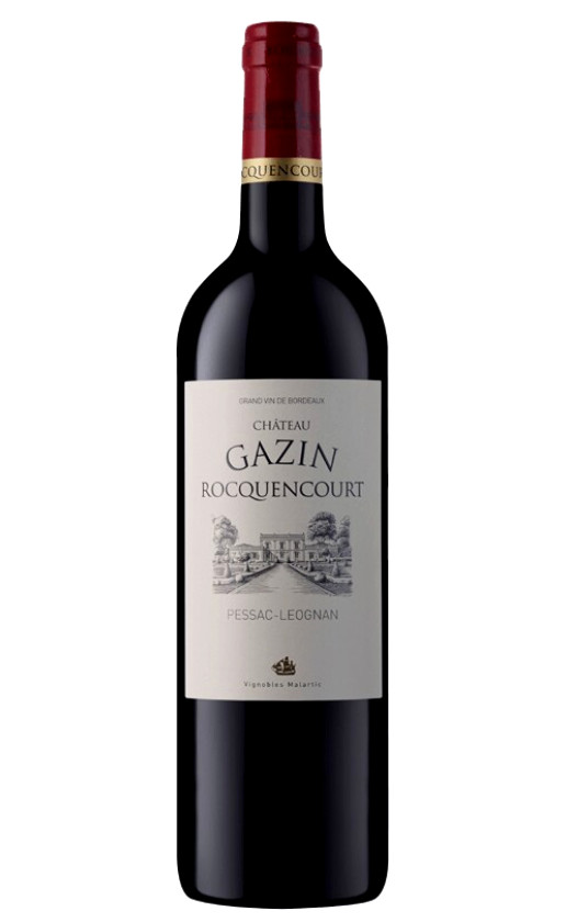 Chateau Gazin Rocquencourt Rouge Pessac-Leognan 2012