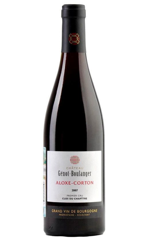 Chateau Genot-Boulanger Aloxe-Corton Premier Cru Clos du Chapitre 2007