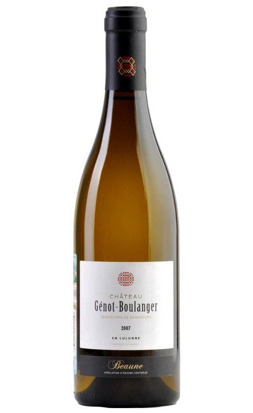 Chateau Genot-Boulanger Beaune En Lulunne Blanc 2007