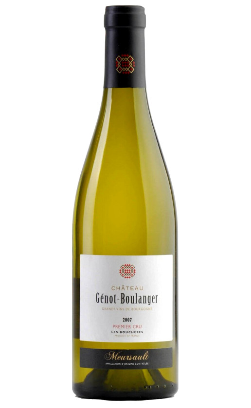 Chateau Genot-Boulanger Meursault Premier Cru Les Boucheres 2007