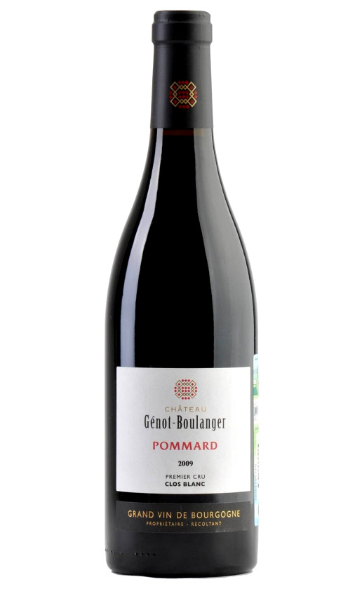 Chateau Genot-Boulanger Pommard Premier Cru Clos Blanc 2009
