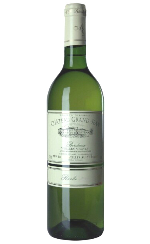 Chateau Grand-Jean Vieilles Vignes Blanc Bordeaux 2010